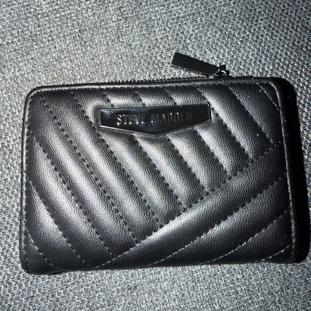 Steve Madden Black Bspark Wallet